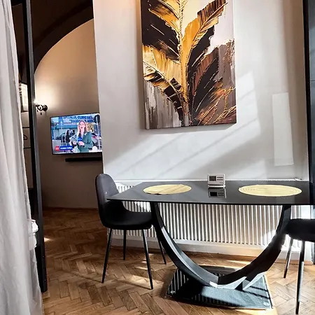 Moonlight Center Studio-private Parking, King * Cluj-Napoca